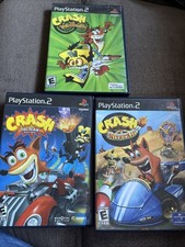 Crash Tag Team Racing/nitro Kart  PS2 PlayStation Twinsanity Lot Tested Works