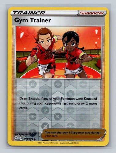 Gym Trainer 059/072 Uncommon Shining Fates Pokemon Reverse Holo Near Mint