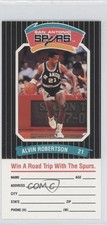 1988-89 Diamond Shamrock San Antonio Spurs Alvin Robertson 1b8