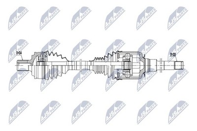 Original NTY Antriebswelle NPW-ME-213 für Mercedes-Benz