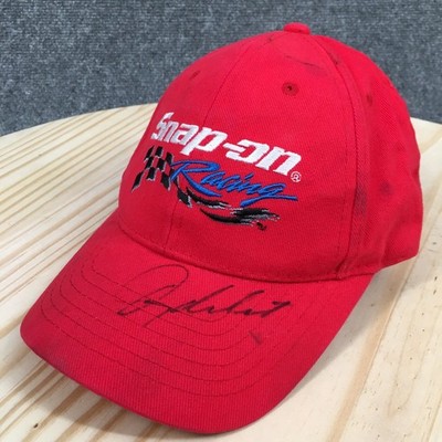 Snap On Racing Outdoor Cap Baseball Hat Unisex One Size Embroidered Red