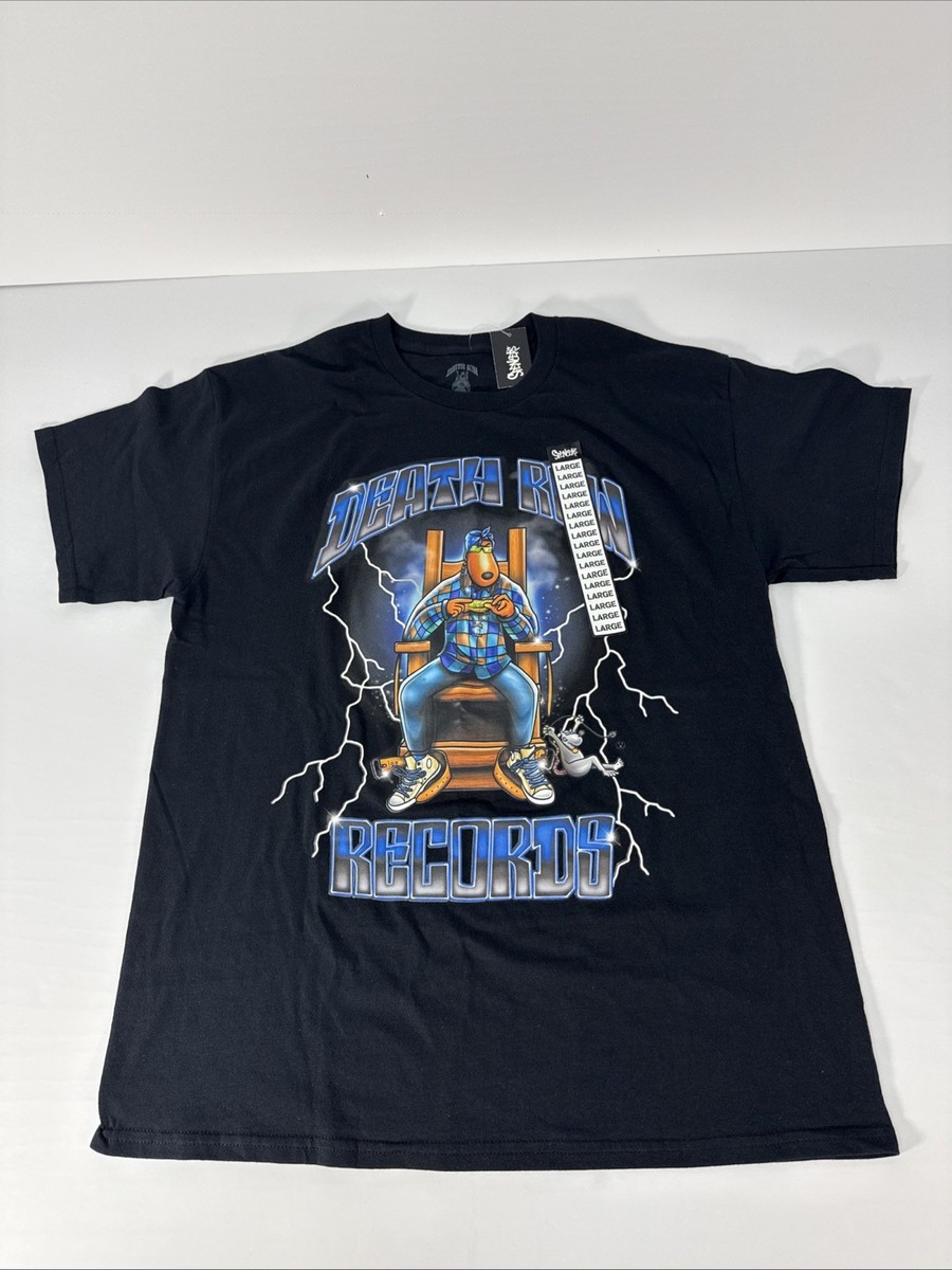 t*k様 DEATH ROW RECORDS Snoop Dogg Tシャツ L Snoop Dogg Death Row Records T Shirt New w Tag Size L Blue/Gray