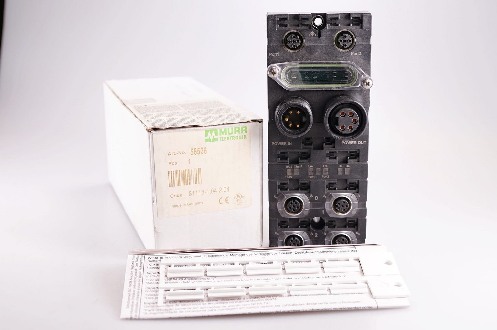 Murrelektronik 56526 CUBE 67+ Bus Coupler NEW