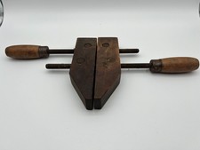 Antike Holz Keilzwinge Schraubzwinge Hagen & Schr&ouml;de um 1900 Schreiner