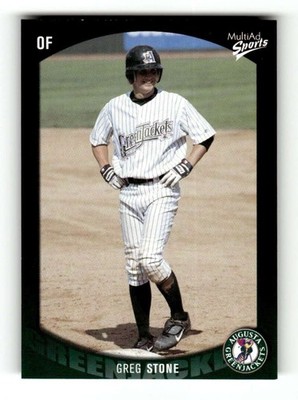 2003 Multi-Ad Augusta Greenjackets #25 Greg Stone NM-MT BXCP02