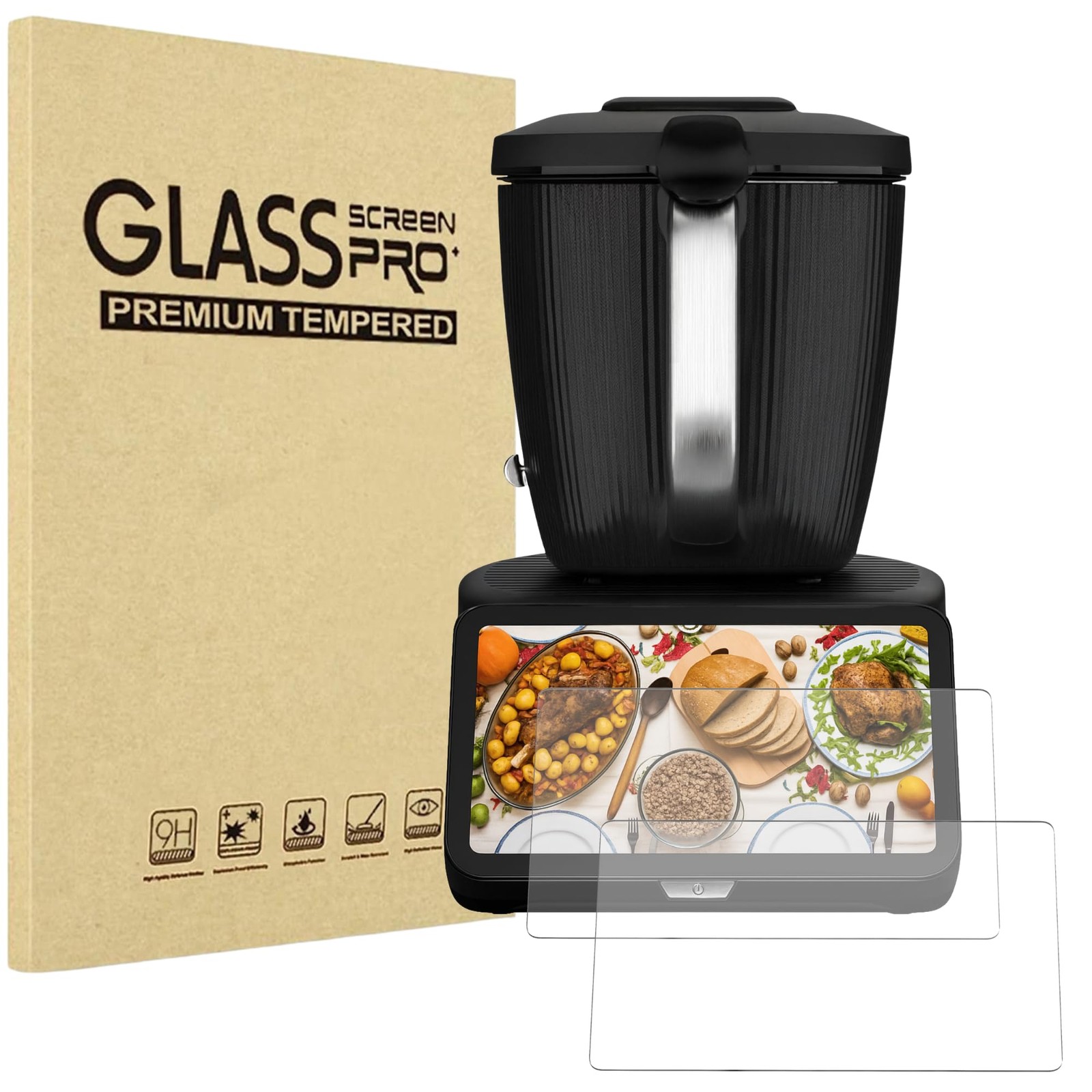 Pellicola Vetro Bimby TM7 Phonillico | Protezione Schermo 9H [2 Pezzi]