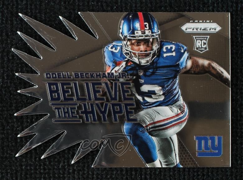 2014 Panini Prizm Believe the Hype Odell Beckham Jr #BH12 Rookie RC 16wc