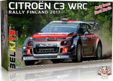 1/24 Citroen C3 WRC 2017 Finland Rally Gravel Model Plastic Model