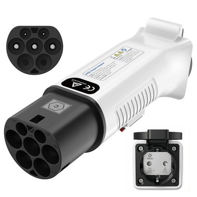 Typ 2 auf Schuko Adapter für Ladestation & Wallbox (230 V 16 A 3,68 kW IP44) Typ