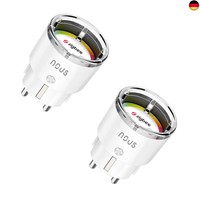 Nous A1Z Zigbee Steckdose, Smart Steckdose Stromverbrauch, Smarte Steckdose Mit