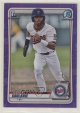 2020 Bowman Draft Chrome Purple Refractor /250 Alerick Soularie #BD-94 0nr3