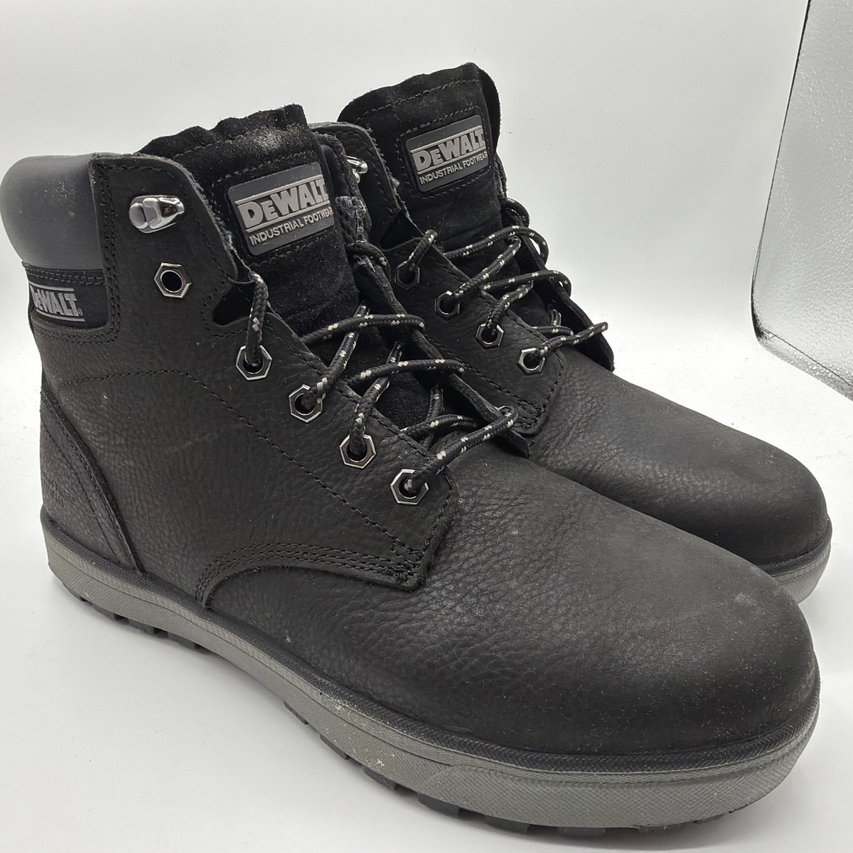DEWALT Plasma Black Steel Toe Boots Men Size 8.5w (q401)