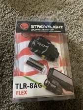 Streamlight TLR-8AG Flex Gun Mount White LED Flashlight with Green Laser - 69434