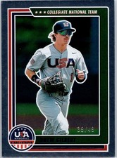 2022 Panini Stars & Stripes USA Longevity Base Sapphire #10 Drew Gilbert #/49