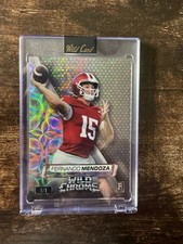 Wild Card Wild Chrome Fernando Mendoza Rookie Serial #1/1 Football Card 2026