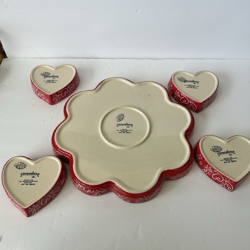 Ensemble de bonbons et plateau coeur bouillonnerie Temptations ustensiles de cuisson - Photo 4/12