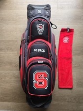 NC State Wolfpack Golf Gear - The Bucket Cart Bag & Towels