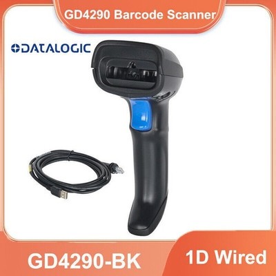Datalogic Gryphon GD4290-BK 1D Laser Handheld Barcode Scanner with USB Cable Kit