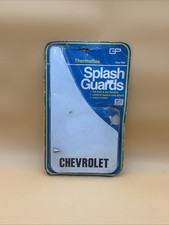 Vintage Nos Chevrolet Chevy Chevrolet White Rubber Splash Guards Pair Mud Flaps