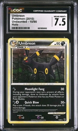Umbreon graded CGC 7.5 for sale on eBay