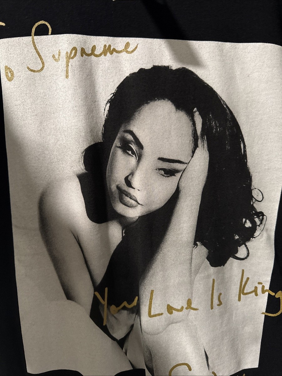 Supreme Sade Shirt Mens Large Black Your Love Is King Graphic Tee