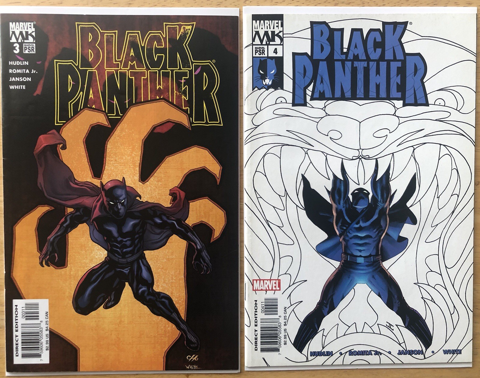 Black Panther 3-4 lot 2005 Orgin Of Klaw 