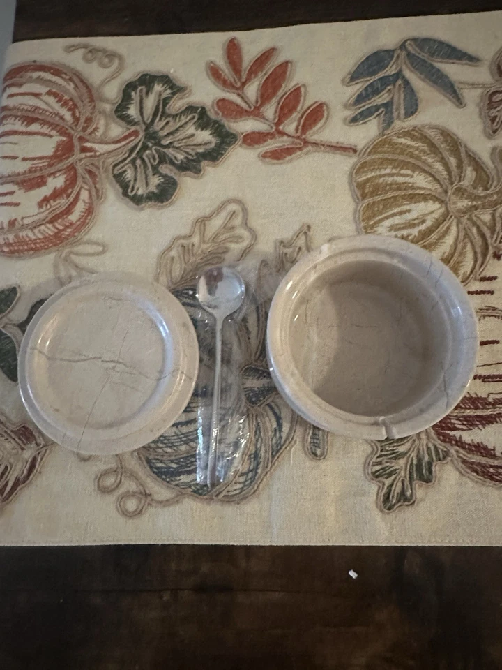 Salero con Tapa y Cuchara Mármol Radicaln (verona) Foto 3 de 3