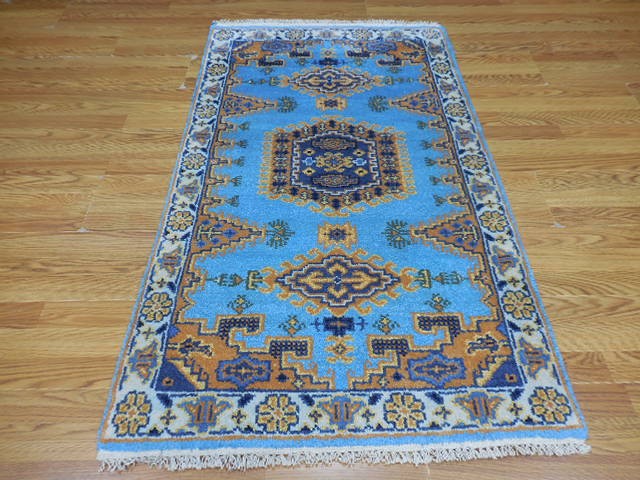 Bohemian Rug, Oushak Turkish Ushak Rug,Contemporary Design Rug 3x5 Ft