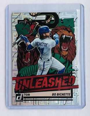 Bo Bichette 2021 Panini Donruss Unleashed Vector #UNL24 MLB Blue Jays Card