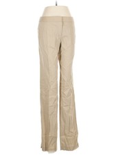 NWT Elie Tahari Women Brown Linen Pants 6