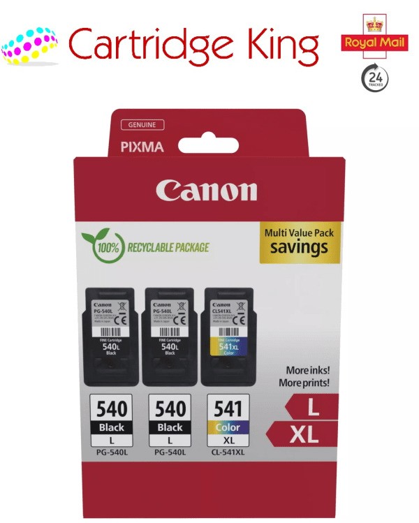 Canon PG-540L x2 / CL-541XL Genuine Ink Cartridges for Pixma TS5151 - Image 79