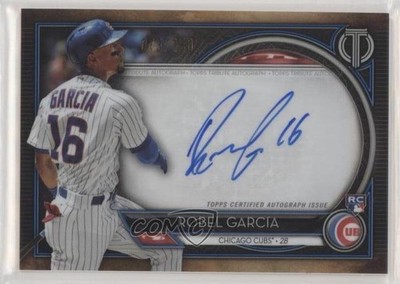 2020 Topps Tribute Blue 73/150 Robel Garcia #TA-RG Rookie Auto RC 0c6