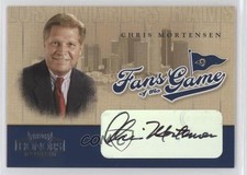 2004 Playoff Honors Fans of the Game Auto Chris Mortensen #FG-237 Auto b9e