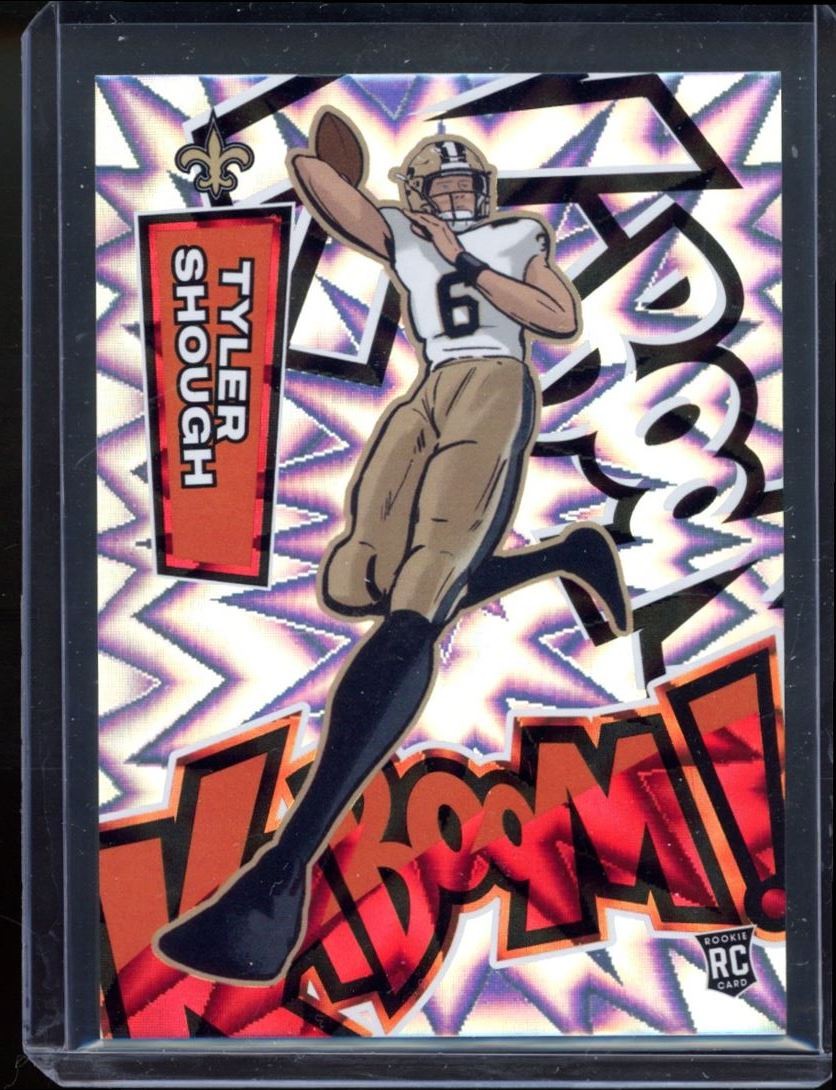 2025 Panini Absolute Tyler Shough #34 Kaboom! SP RC Saints