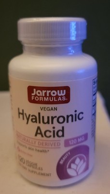 Jarrow Formulas, Hyaluronic Acid 120 mg 120 Veg Caps 6/27Exp FREE shipping!