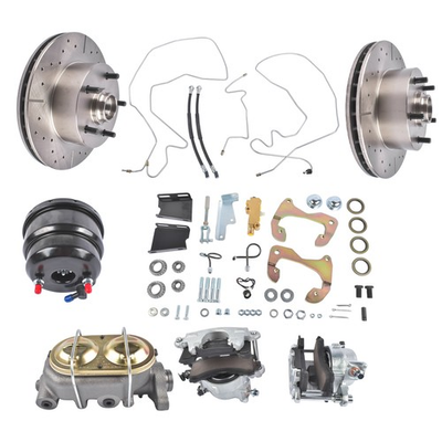 #ad #ad Front Power Disc Brake Conversion Kit Drilled amp; Slotted for Impala Bel Air 59 64 $538.00