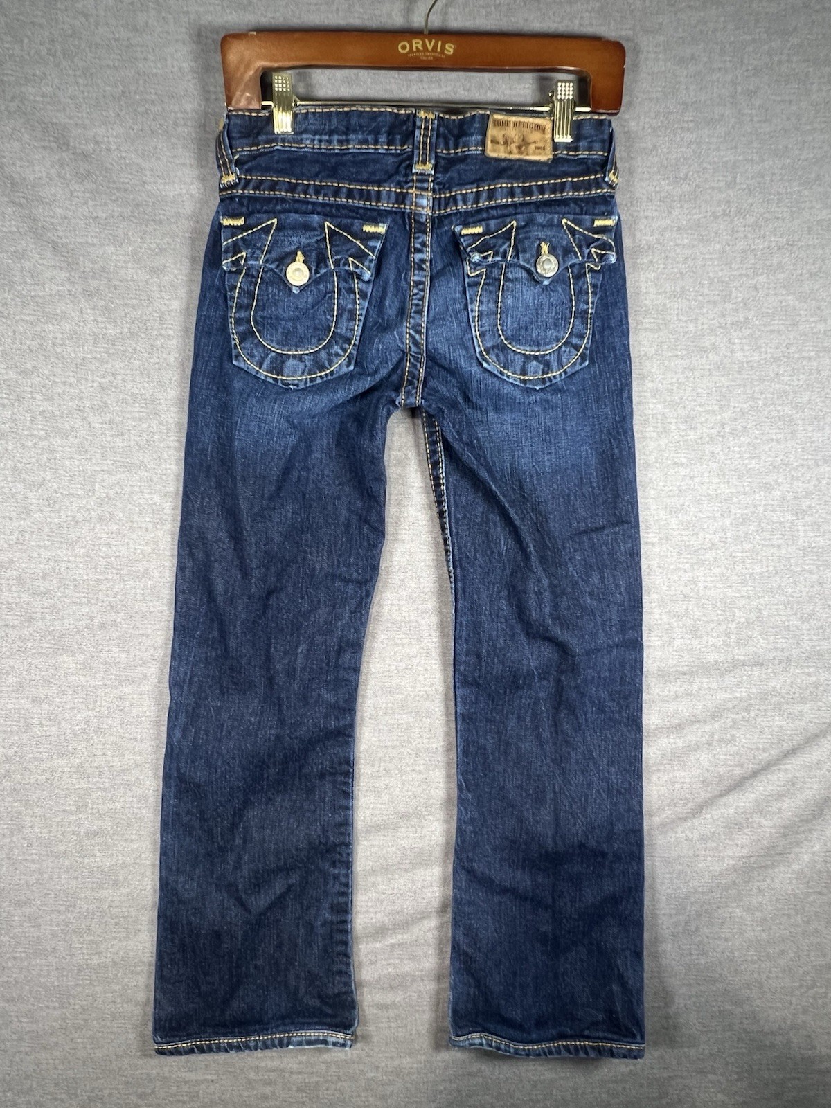 True Religion Billy Big T Blue Jeans  Size 14 Boot Cut Stitching (27x25) thumbnail 13