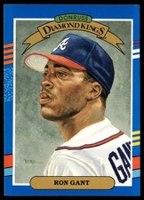 1991 Donruss Diamond Kings Ron Gant Atlanta Braves #10