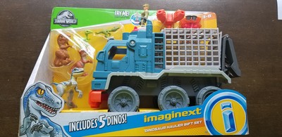 imaginext jurassic world truck