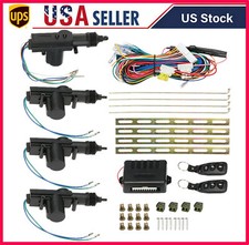 Central Car Power Door Lock Unlock Conversion Kit Auto Keylessremote Key Fob