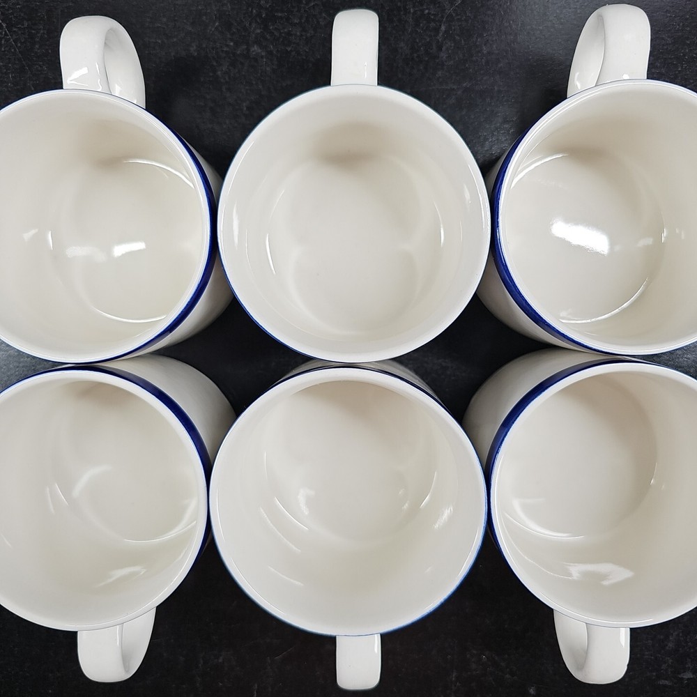 Farberware Bistro Blue Flat Cups Set - Thumbnail 2