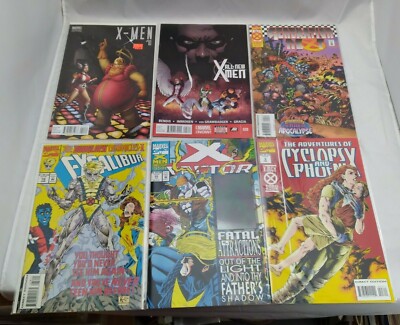 6 x Marvel Comcs X-Men X Factor Generation Next ExCalibur etc
