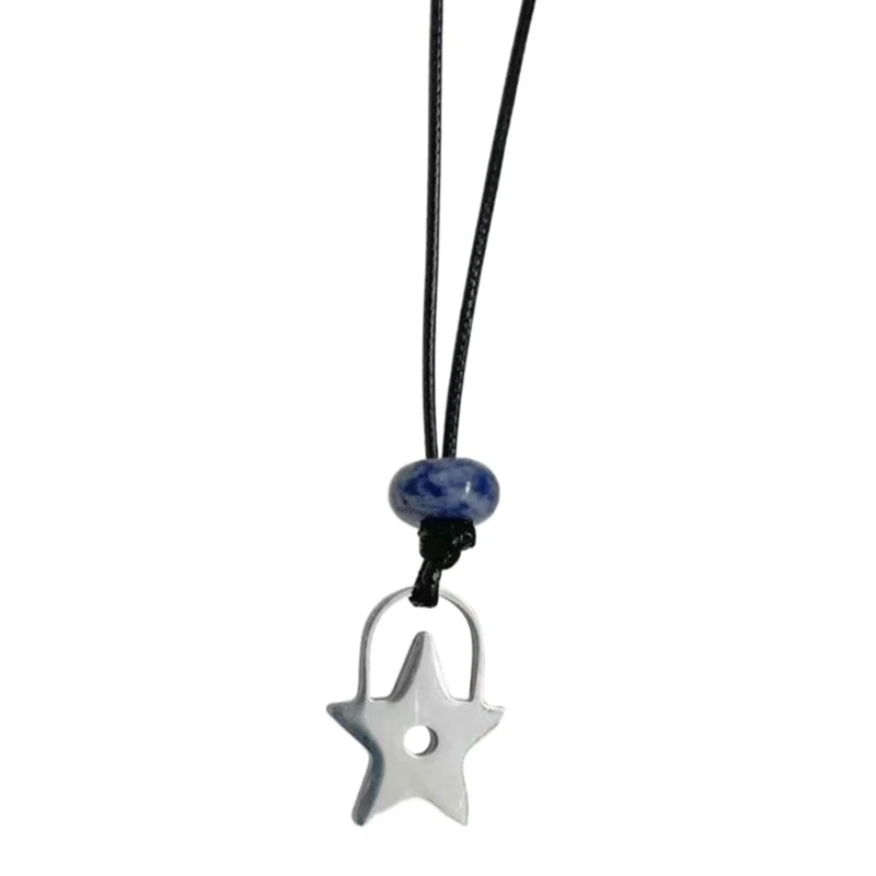 Necklace Alloy Material Star Necklaces Pendant Necklace for