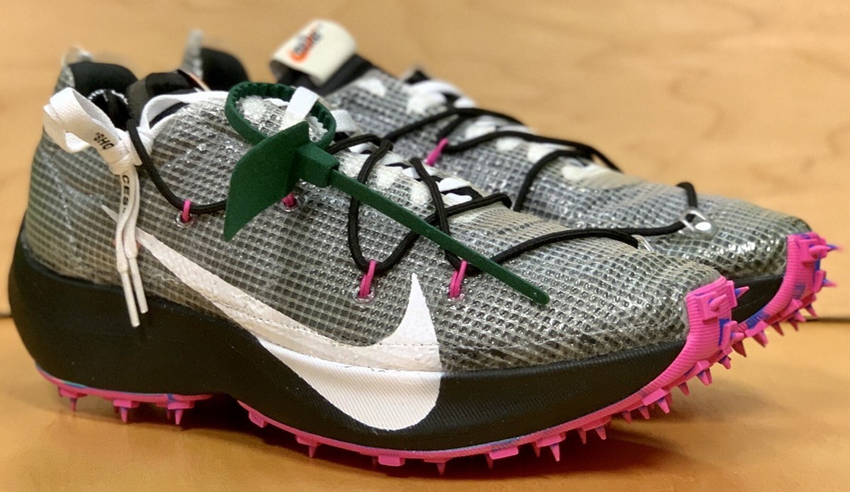 NIKE VAPOR STREET OFF-WHITE BLK LASER FUCHSIA CD8178 001 MEN NIKE VAPOR STREET OFF-WHITE BLK LASER FUCHSIA CD8178 001 MEN