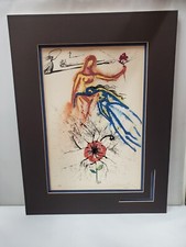 RARE 1970 Salvador Dali HC Proof Print ALICE IN WONDERLAND: Alice's Evidence