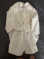 Vintage Boys Size 3 Ring Bearer WhiteTuxedo Set 5 pieces 