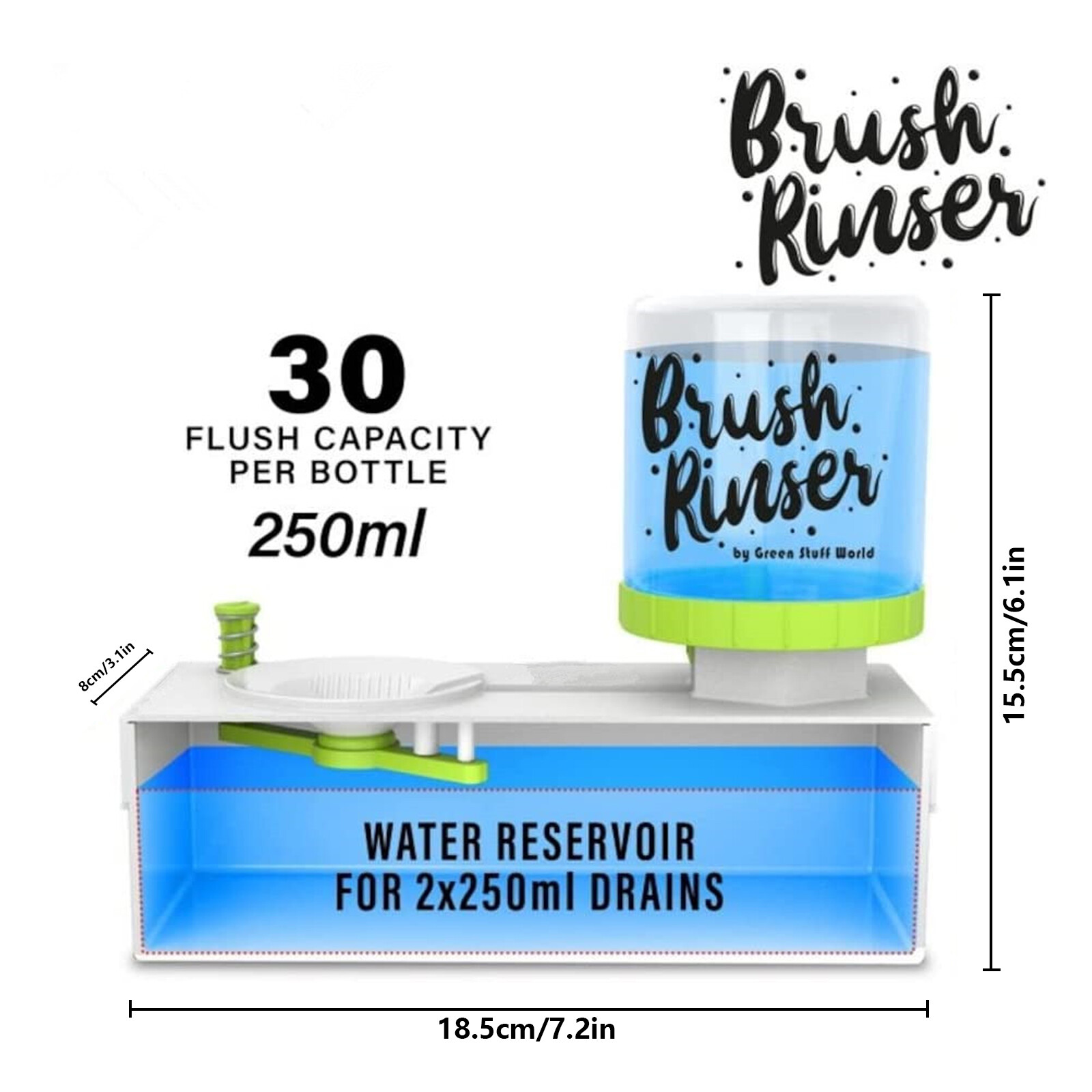 Brush Rinser Paint Brush Cleaner With Rinse Cup Paint Brush Cleaner