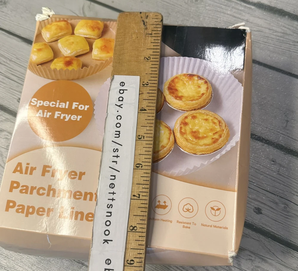 Air Fryer Disposable Paper 150pcs Liner Mat Non-stick Oil-proof Baking Roasting