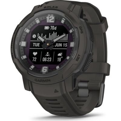 Hybrid Smartwatch GARMIN INSTINCT CROSSOVER SOLAR Silikon Graphite