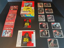 1976 Topps King Kong Complete Cards Stickers Box Pack & Wrap Rare